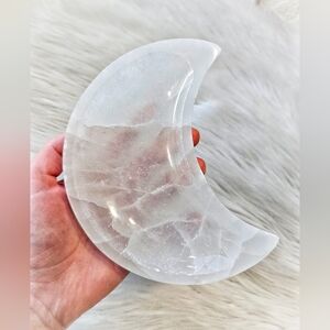 XL Selenite 🌜Moon Dish